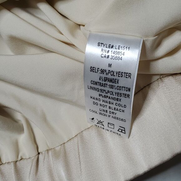 Sage The Label Cream Satin Bomber Jacket - Picture 3 of 7